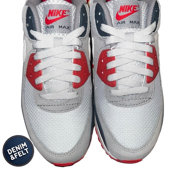 Nike Unisex Air Max 90 Sneakers/Shoes | Light Sky Grey/Phantom | NEW/NIB? main image 4